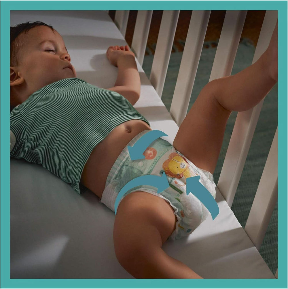 Pampers (versiunea clasica), scutece pentru bebeluși mărimea 4+ (10-15 kg), 100 buc Mama si Copilul Naty Shop