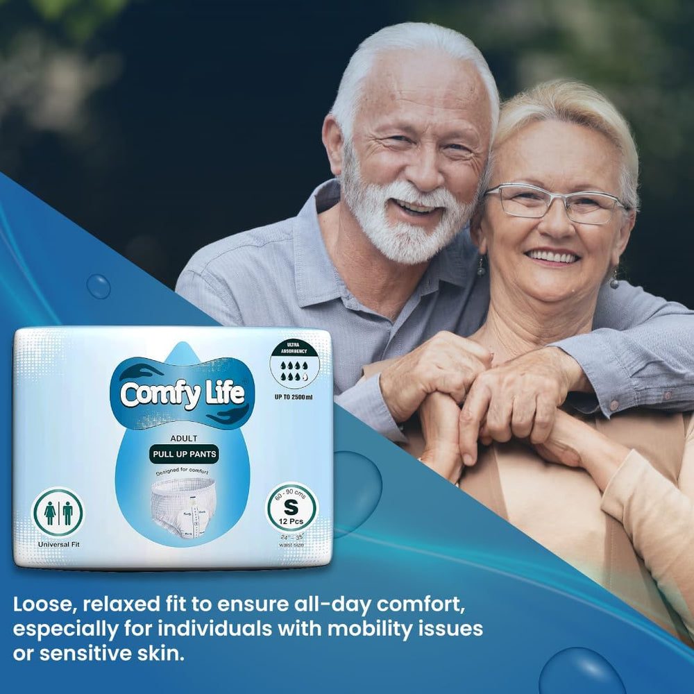 Chiloți premium pentru incontinență pentru adulți, absorbție ridicată, mărimea S, 12 bucăți