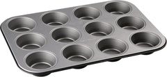 Zenker 12Er Muffinform Energy, Premium-Backform, Für Köstliche Kuchen, Verkürzt Die Backzeit Um Bis Zu 20% (Farbe: Silber/Anthrazit), Menge: 1 Stück, Hellgrau Und Dunkelgrau Matrite si tavi pentru copt Naty Shop
