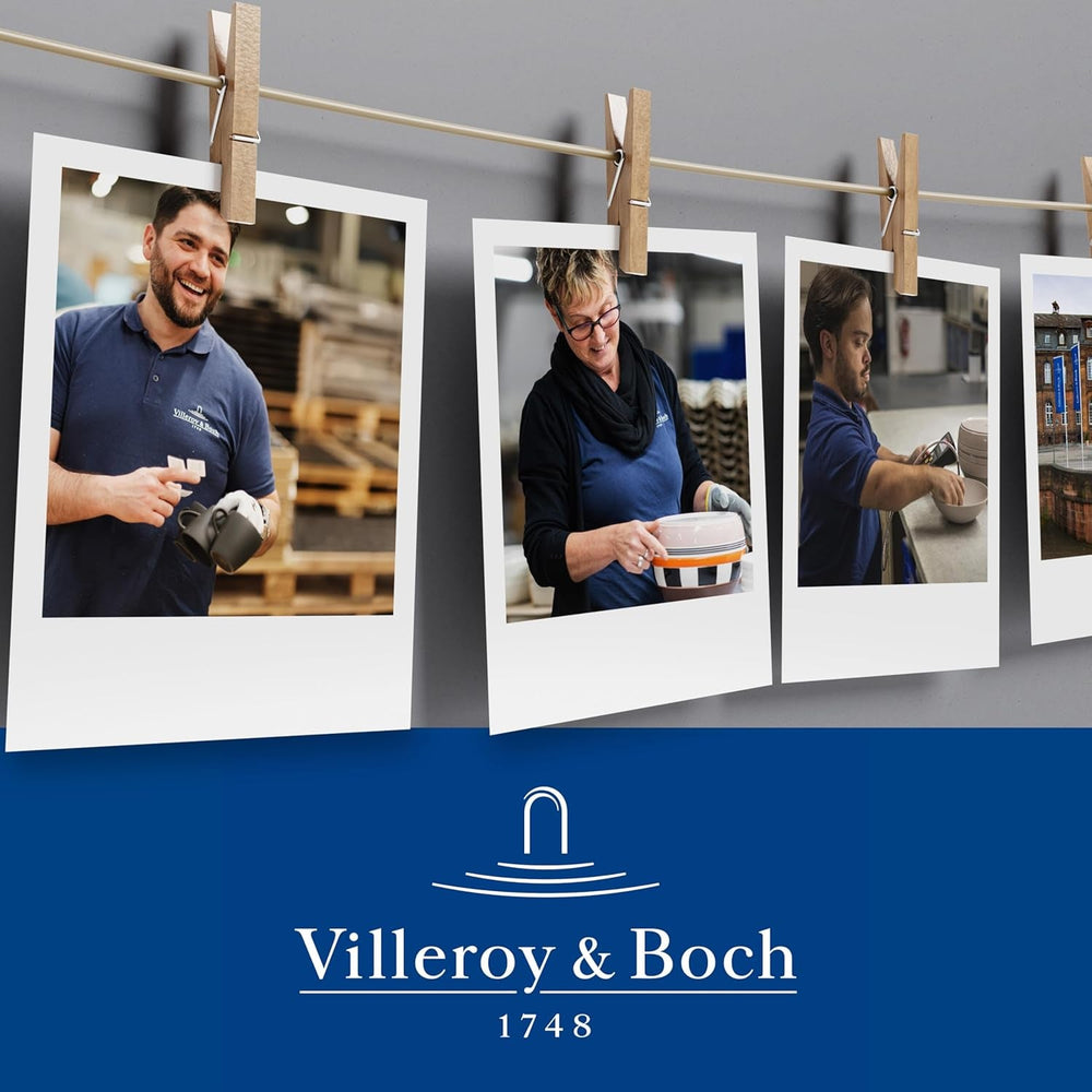 Villeroy & Boch - Set de 2 boluri pentru cereale For Me, alb, potrivit pentru mașina de spălat vase, potrivit pentru cuptorul cu microunde, boluri mici pentru 2 persoane, boluri, boluri pentru cereale, gustări sau sosuri, farfurie, porțelan premium