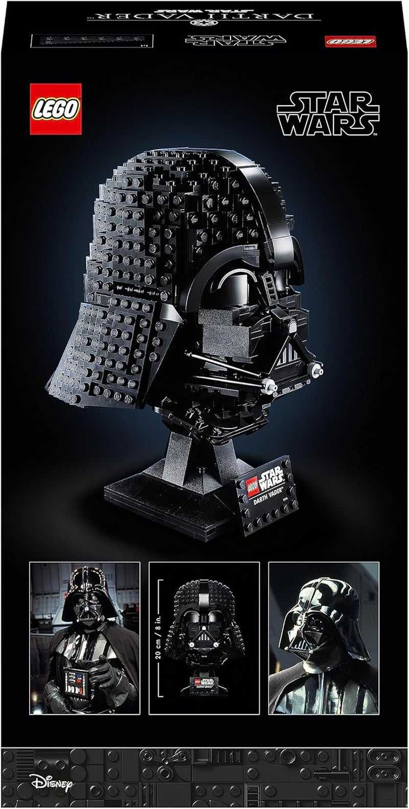 LEGO Star Wars Darth Vader Helmet, set de construcție pentru adulți, idee de cadou pentru bărbați, femei, el sau ea, model de colecție de construit și expus 75304 Seturi de constructie Besuche den LEGO-Store