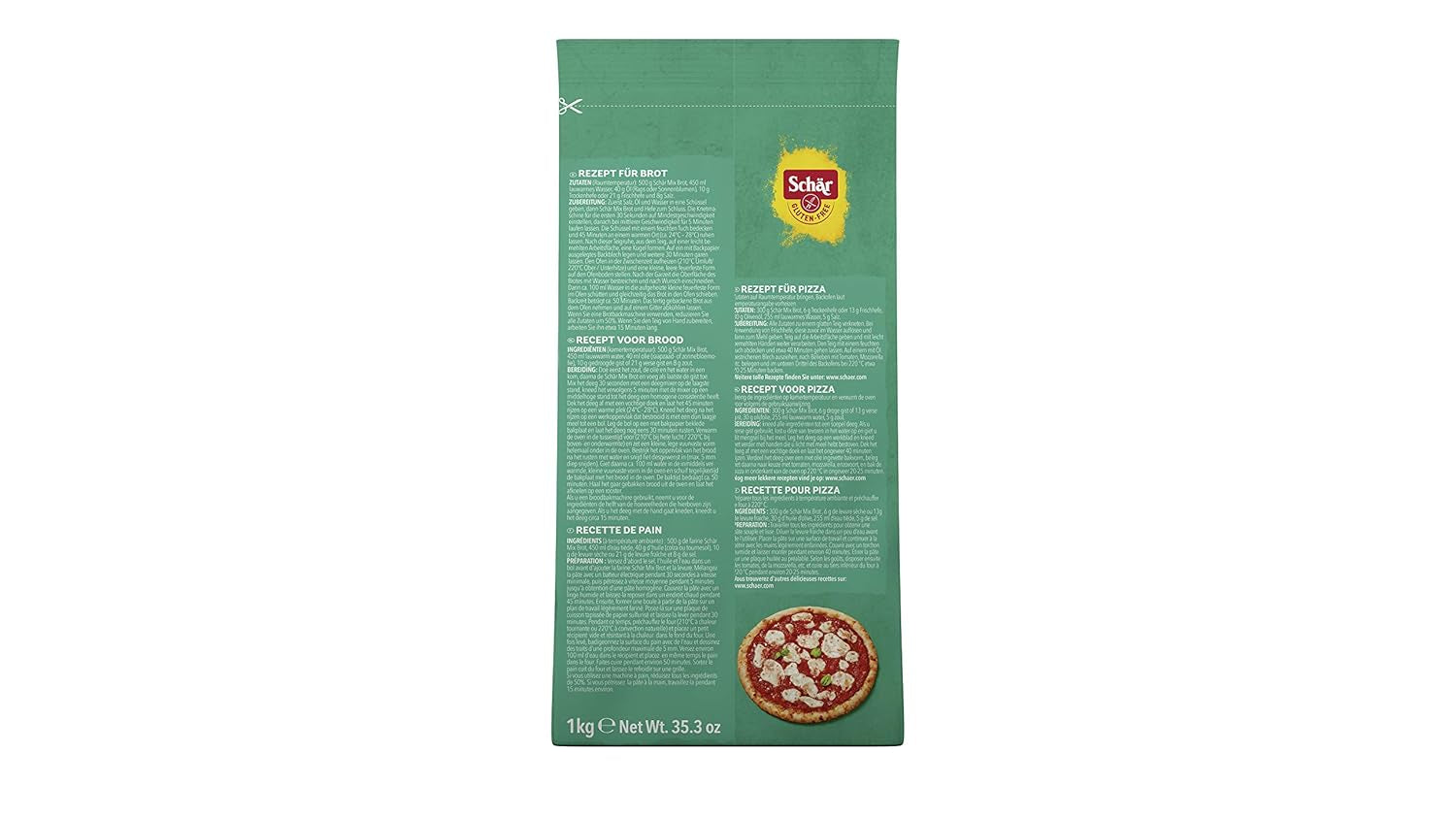 Mix B - Brot Mix Backmischung Glutenfrei 1Kg Amestec pentru copt si gatit Naty Shop