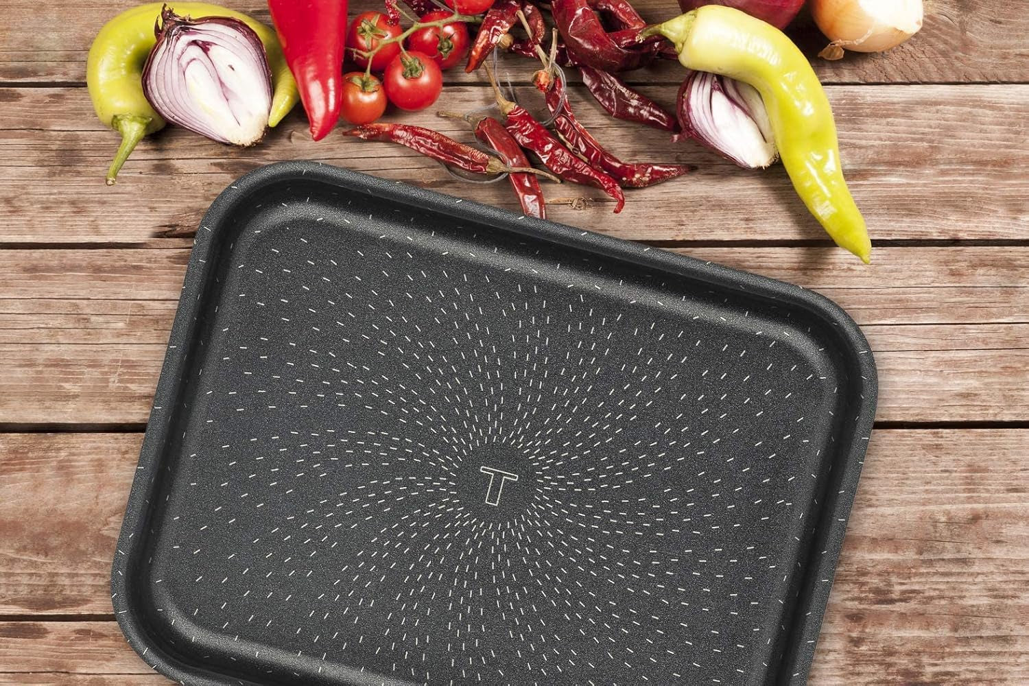 Tefal J1600502 Success Flach Mini Backofen Aluminium Schwarz 19X25 X 4,2 Cm Matrite si tavi pentru copt Naty Shop