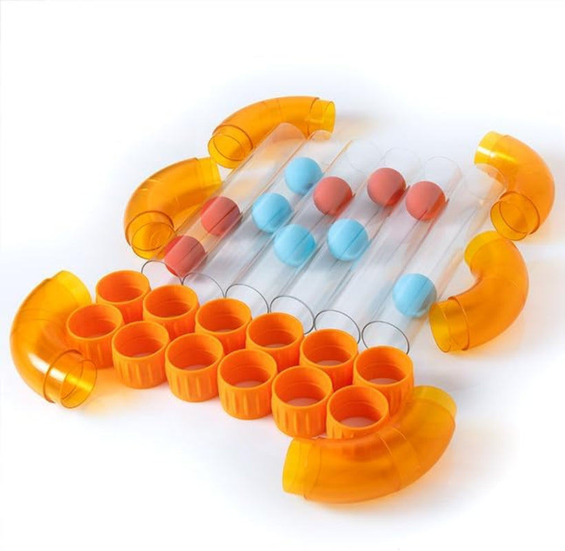 Fat Brain Toys Air Toobz Erweiterungspaket – Luftbetriebenes STEM-Bauspielzeug – Kinder & Jugendliche, Blau