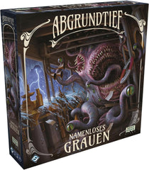 Fantasy Flight Games, Abyss – Horror fără nume, Expansiune, Joc pentru experți, Joc de strategie, 3-6 jucători, Vârste 14+, 120-240 minute, Germană, Multicolor, Colorat