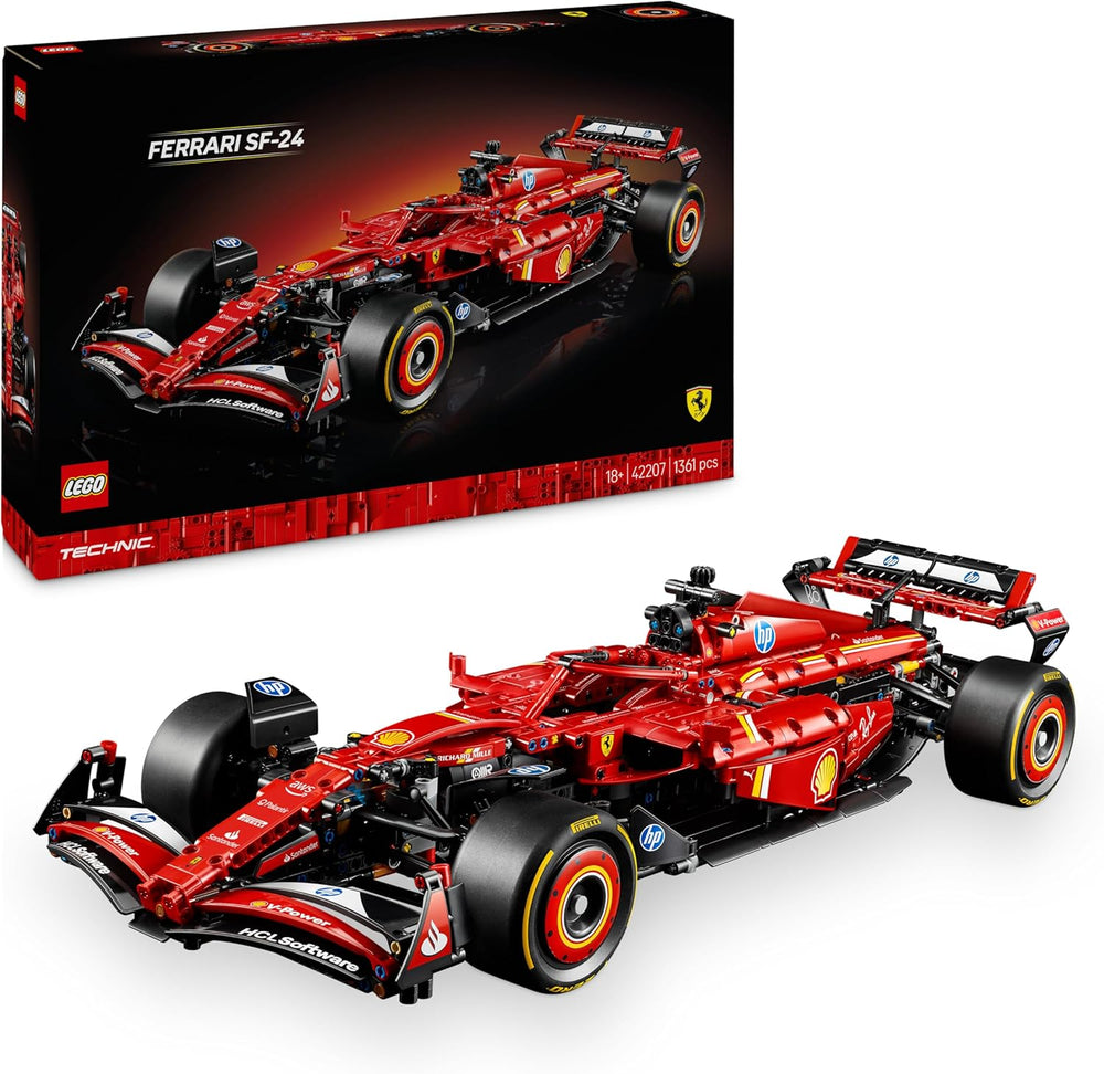 LEGO Technic Oracle Red Bull Racing RB20 F1 Rennauto Modell - Formel 1 Bauset zum Sammeln - V6-Motor, Getriebe, Lenkung & DRS im Maßstab 1:8 - Geschenkidee für Erwachsene & Teenager 42206