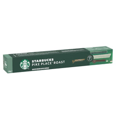 STARBUCKS Pike Place Roast by Nespresso, Mittlere Röstung, Kaffeekapseln 10 x 10 (100 Kapseln)