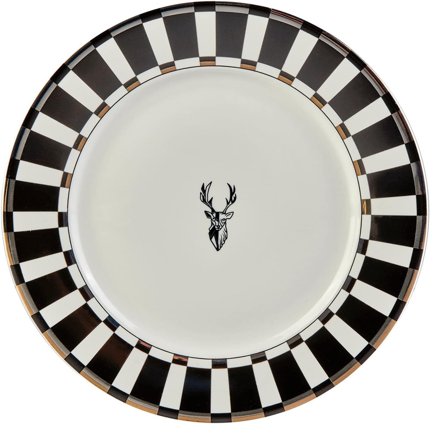 Karaca Aries 24 Teilge Für 6 Personen Kombiservice, Tafelservice, Geschirr-Set, 6X Servierteller, 6X Stück Tiefer Teller, 6X Kuchenteller, 6X Schalen, Porzellan Seturi vesela masa Naty Shop