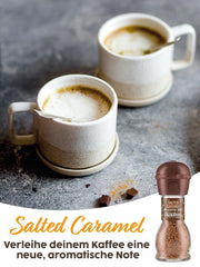 Kotanyi Salted Caramel Kaffee Topping | feiner Karamellgeschmack, 4er Pack (4 x 65g)