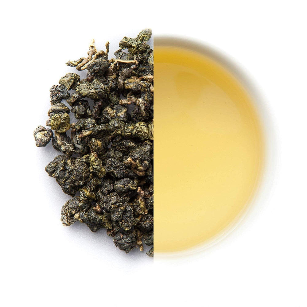 Ceai Dong Ding Oolong din Taiwan - Ceai Oolong direct de la fermierii din Taiwan - Aromă puternică de nuci și flori (100 grame)