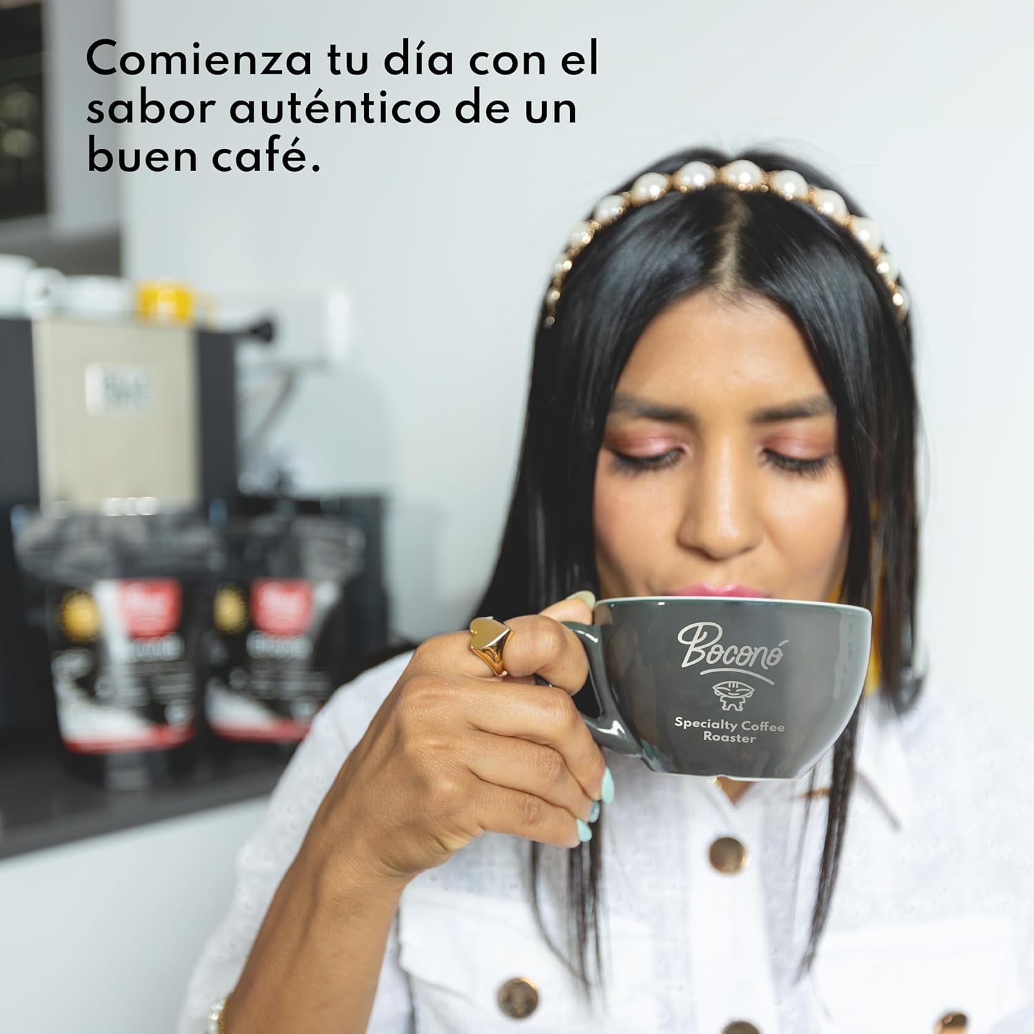 Cafea specială Boconó Specialty Coffee Ethiopia 100% Arabica, prăjire medie, 1 kg - Ideală pentru cafea V60, Chemex, Kalita etc.