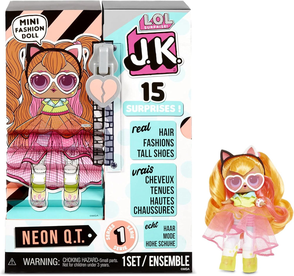 LOL Surprise JK Mini-Modepuppe - 15 Überraschungen, Kleidung & Accessoires - Ab 6 Jahren - Sammlerstück - Diva