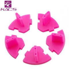 Suport din plastic pentru vârful unghiilor false, pentru exersarea afișajului din plastic, cadru pentru scaun, suport Lotus cu 100 de unghii false, instrumente pentru unghii, accesorii pentru unghii