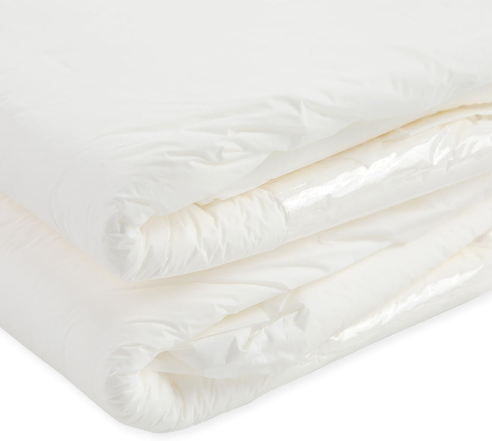 Scutece pentru adulți CutiePlusU, pachet de 10 chiloți de incontinență de unică folosință cu bucle pentru femei și bărbați, absorbție maximă peste noapte - Alb (Mărime medie 71-96 cm)