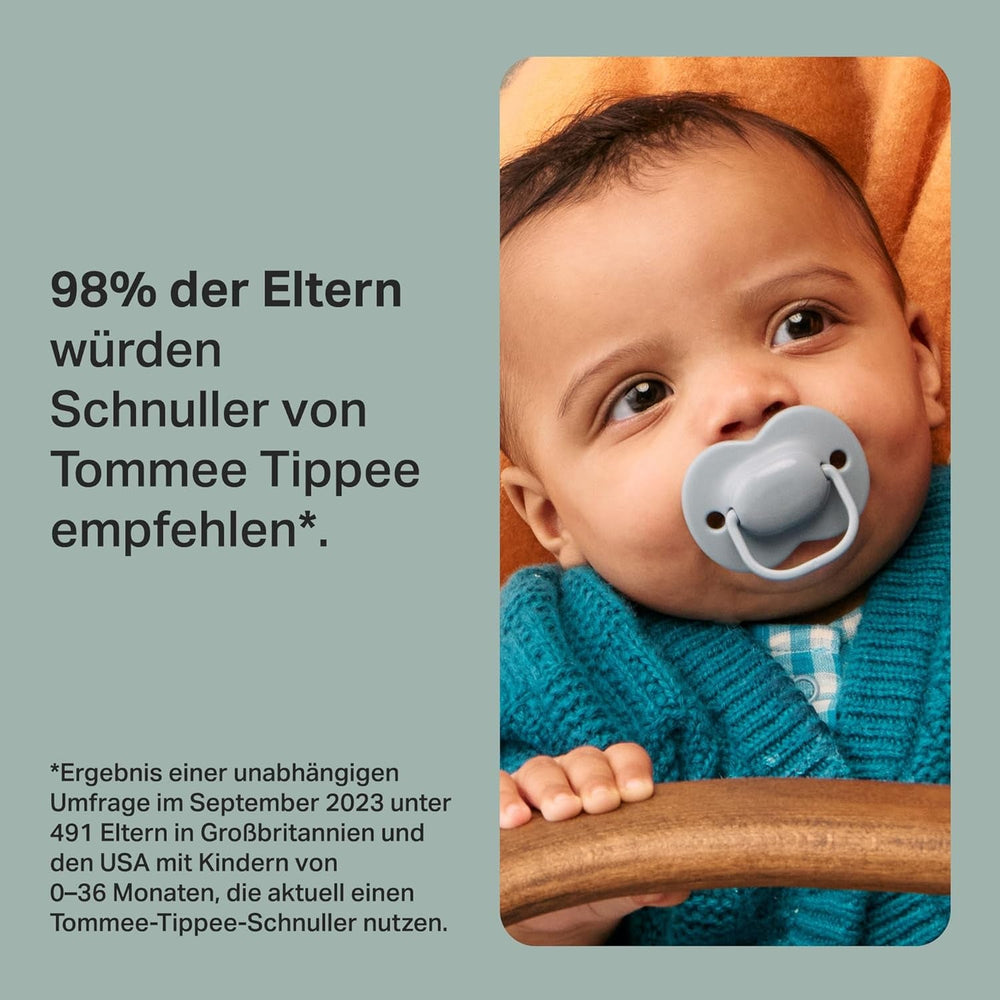 Suzete Tommee Tippee Anytime, 0-6 luni, pachet de 6 suzete simetrice, fără BPA