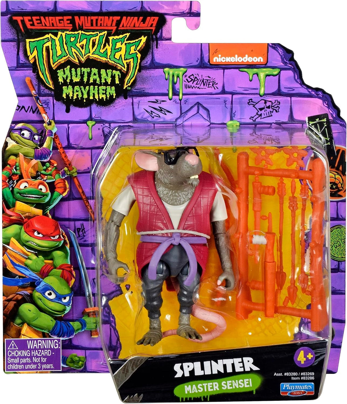 TEENAGE MUTANT NINJA Turtles - Splinter Figura de bază Action figures Naty Shop Jucărie_Figură