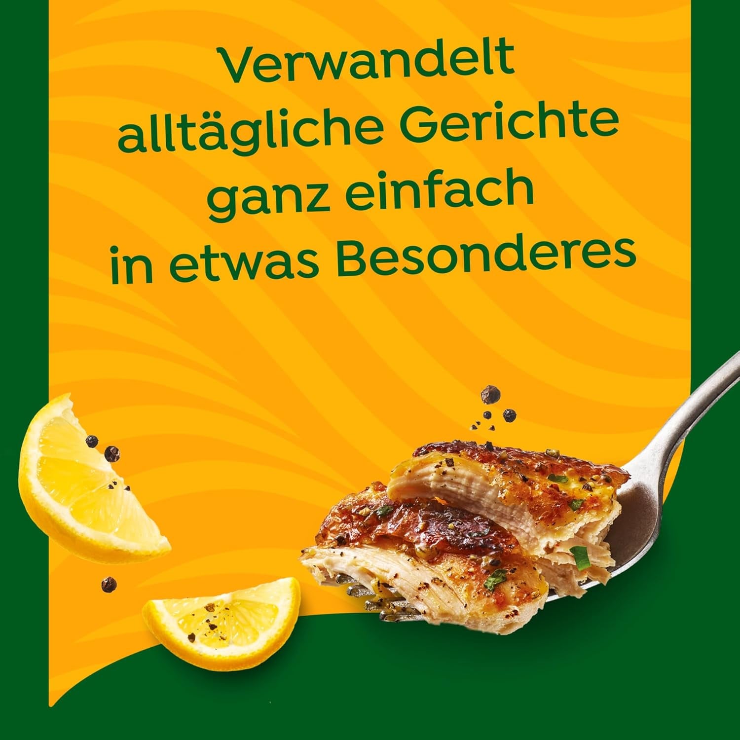 Knorr Schnell gewürzt Kochpaste Gebratenes Hühnchen, Zitrone & Pfeffer einfach & schnell für einen besonders intensiven, geballten Geschmack 165 g