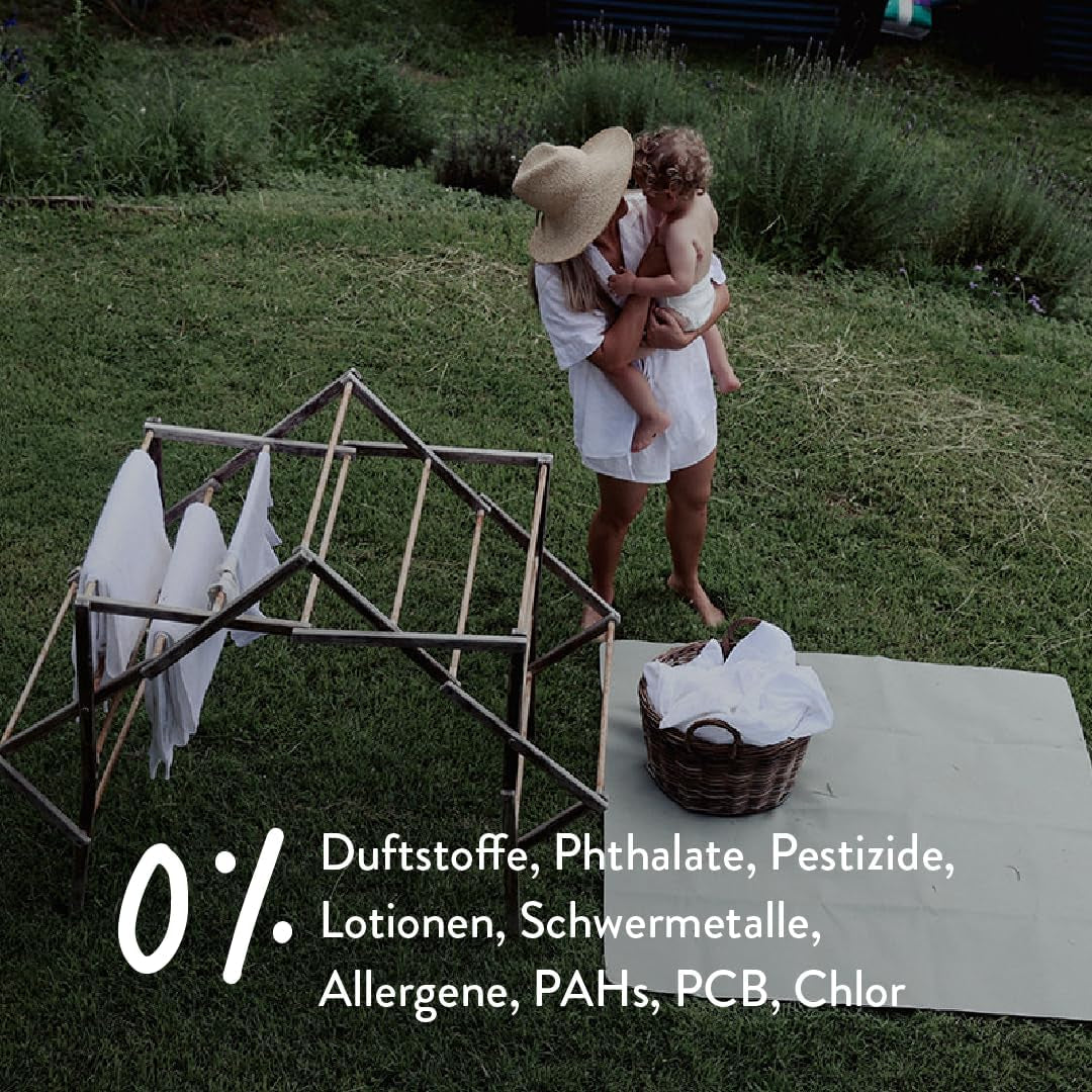 Scutece push-up, mărimea 6 XXL (de la 15 kg) - 1 pungă cu 21 de bucăți - Fără substanțe nocive, ecologice, ultra-plate, pentru utilizare nocturnă - Fabricate în Danemarca