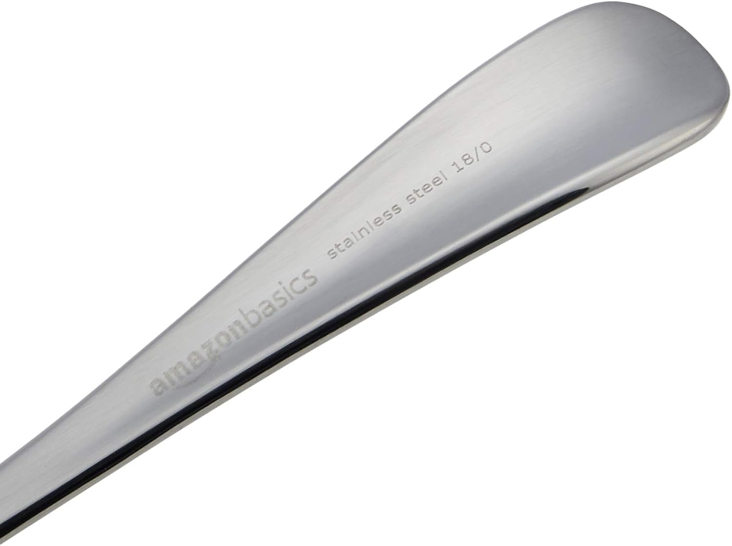 Lingură de cafea din oțel inoxidabil, design cu margini rotunde, pachet de 12, argintiu Bucatarie Naty Shop