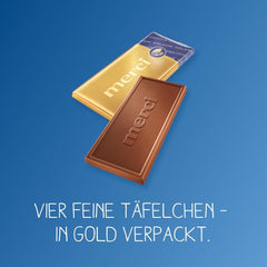 Tabletă de ciocolată Merci cremă fină, 100 grame Bomboane de Ciocolata Naty Shop