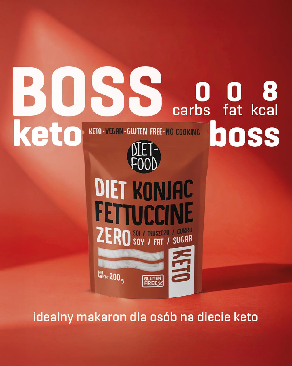 Tăiței Shirataki DIET-FOOD Tăiței Konjac cu conținut scăzut de carbohidrați, conținut scăzut de calorii, alimente vegane, fără grăsimi, fără soia, fără gluten, tăiței dietetici solubili în apă, conținut scăzut de calorii, 200 de grame