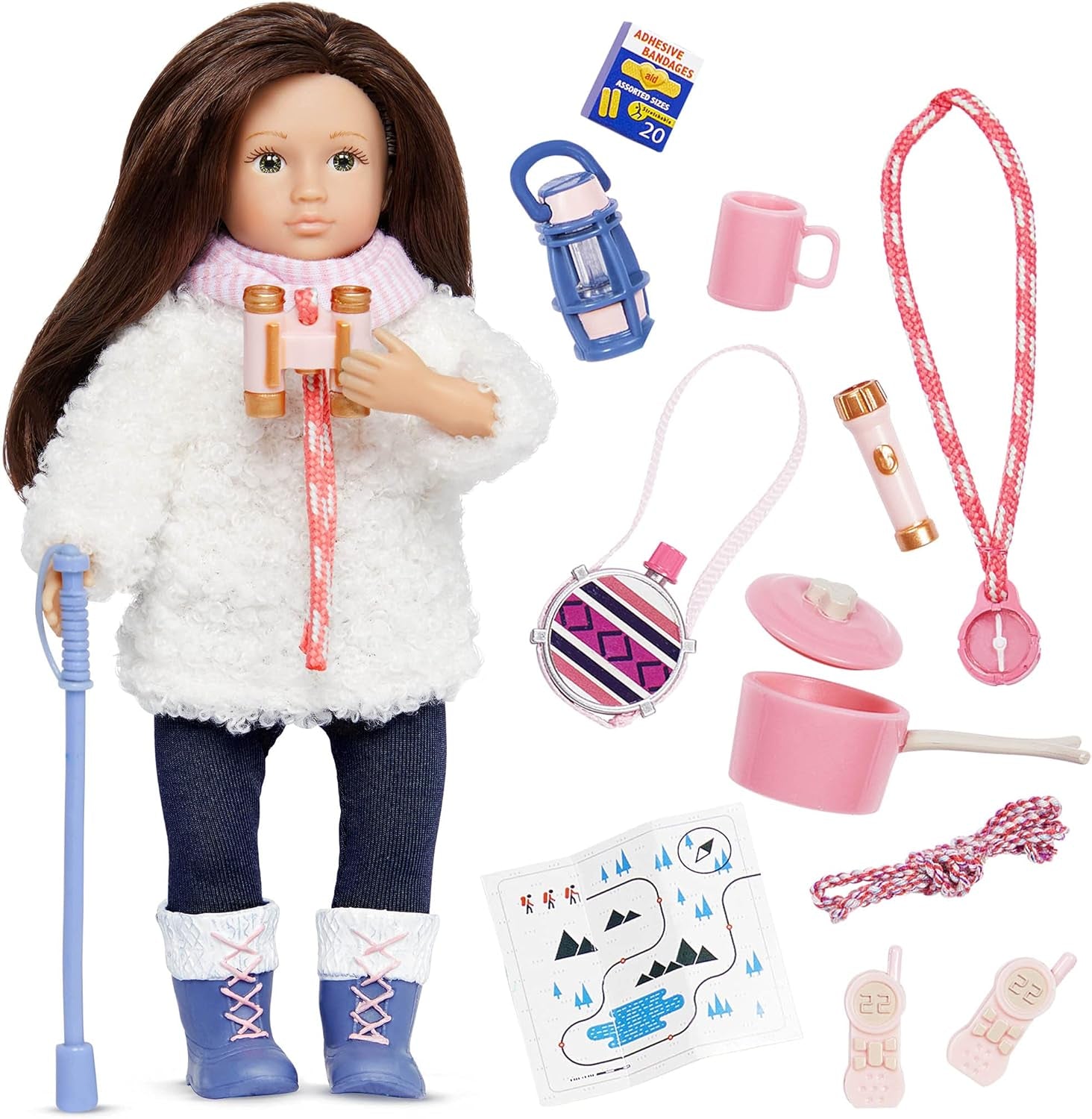 Lori - Thomas' Rollerset - Mini Junge Puppe & Roller Spielset - 15 cm große Puppe mit Fahrzeug und Zubehör - Kleidung, Helm, Ball, Rucksack - Spielzeug für Kinder - 3 Jahre +