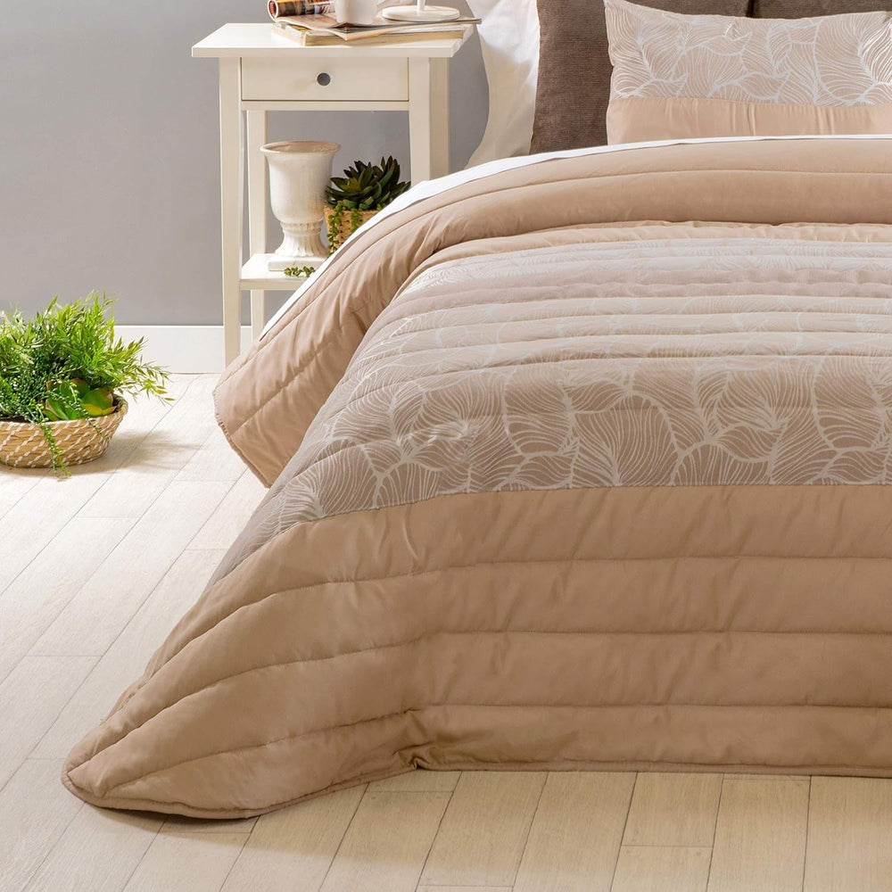 Sancarlos Spring 1 cuvertură, de culoare crem, pentru paturi cu lățimea de 105 cm Plapumi si pilote Naty Shop