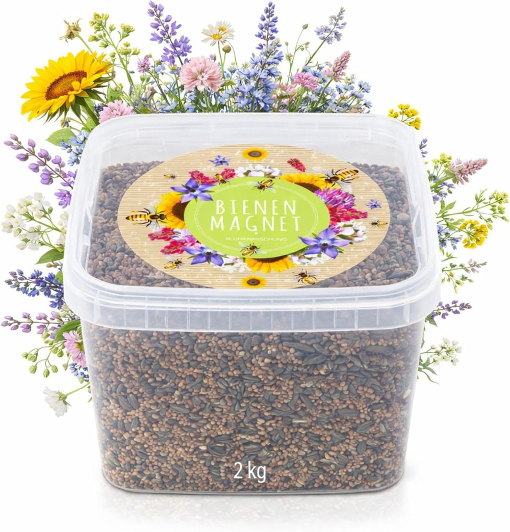 100 g de semințe de flori sălbatice pentru o pășune colorată pentru albine - Amestec vibrant și bogat în nectar de semințe de flori sălbatice pentru albine și fluturi (include eBook GRATUIT)
