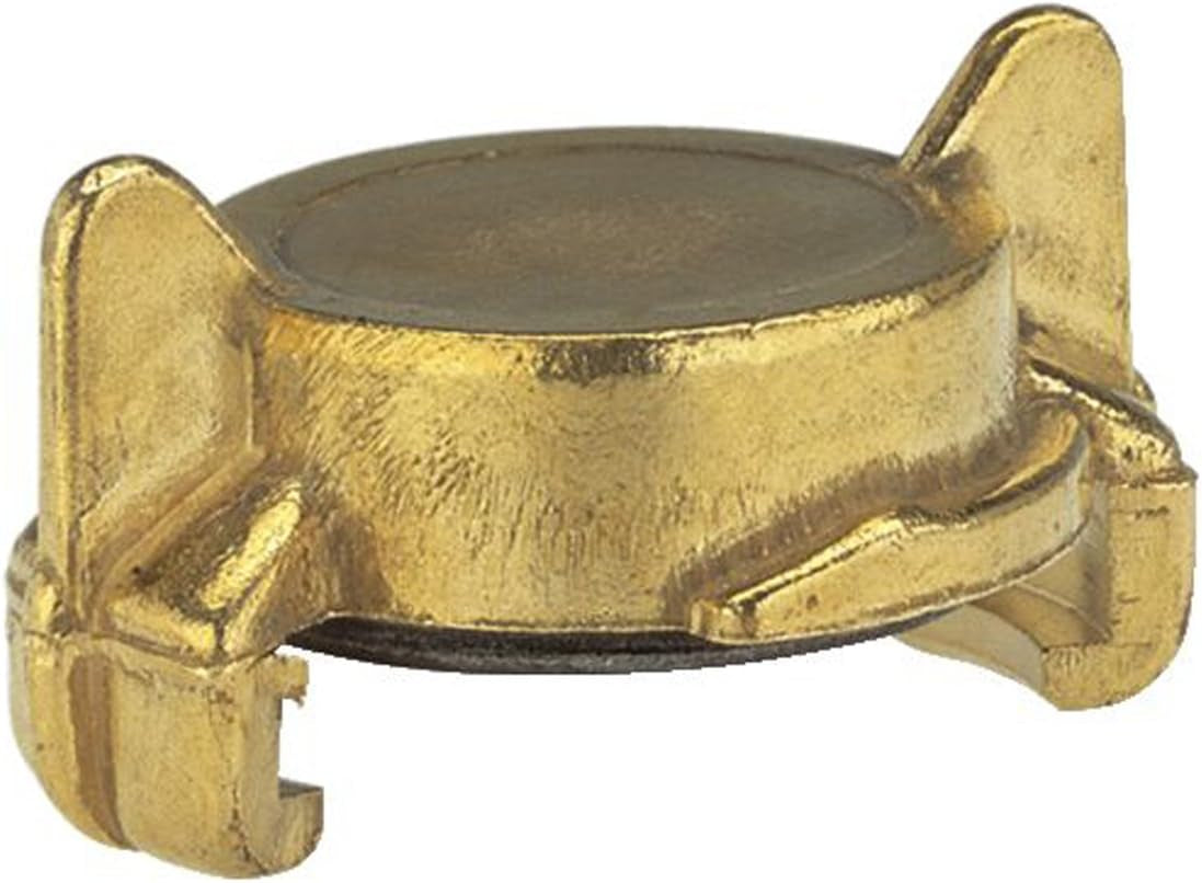 Dop de închidere din alamă Gardena: Capac de capăt util pentru închiderea distribuitorului cu conectare rapidă Gardena, cod articol 7119-20 (7118-20)