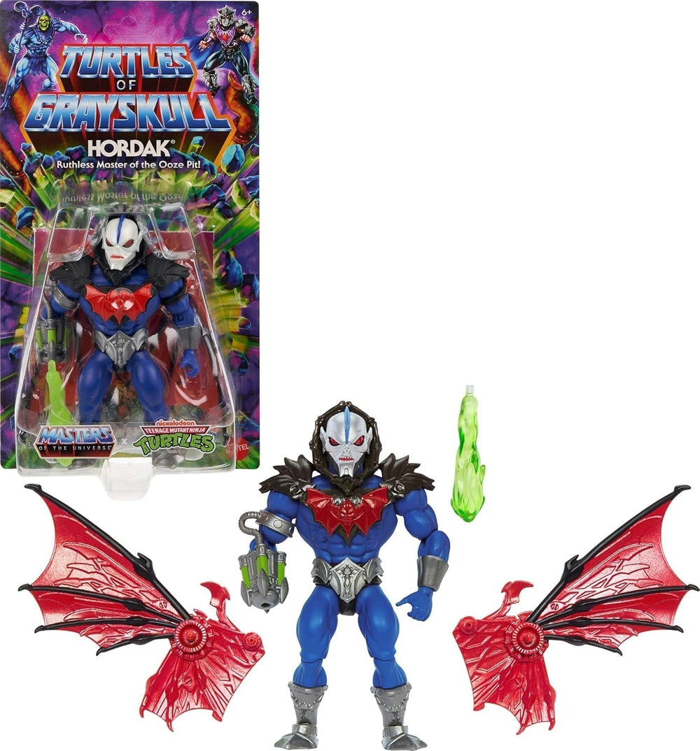 MASTERS of the UNIVERSE Action Figures - Colecție cu He-Man și Skeletor, 14 cm, 16 articulații, ambalaj retro, broșură mini-comic, pentru colecționari și copii de la 6 ani, HKM77 Action figures Naty Shop Hordak