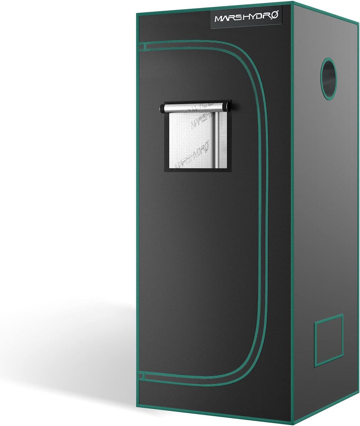 Cort de creștere MARS HYDRO 60x60x140cm, Cort de creștere pentru interior, Corturi de creștere din Mylar reflectorizante pentru hidroponie, Tavă inferioară detașabilă, pentru spațiu de creștere a plantelor