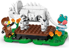LEGO Animal Crossing - Eugens Museumssammlung - Interaktives Spielset mit Eugen & Liliane Minifiguren, Dinosaurierfossilien & Zubehör - Gamer Geschenk für Mädchen & Jungen ab 7 Jahren - 77056