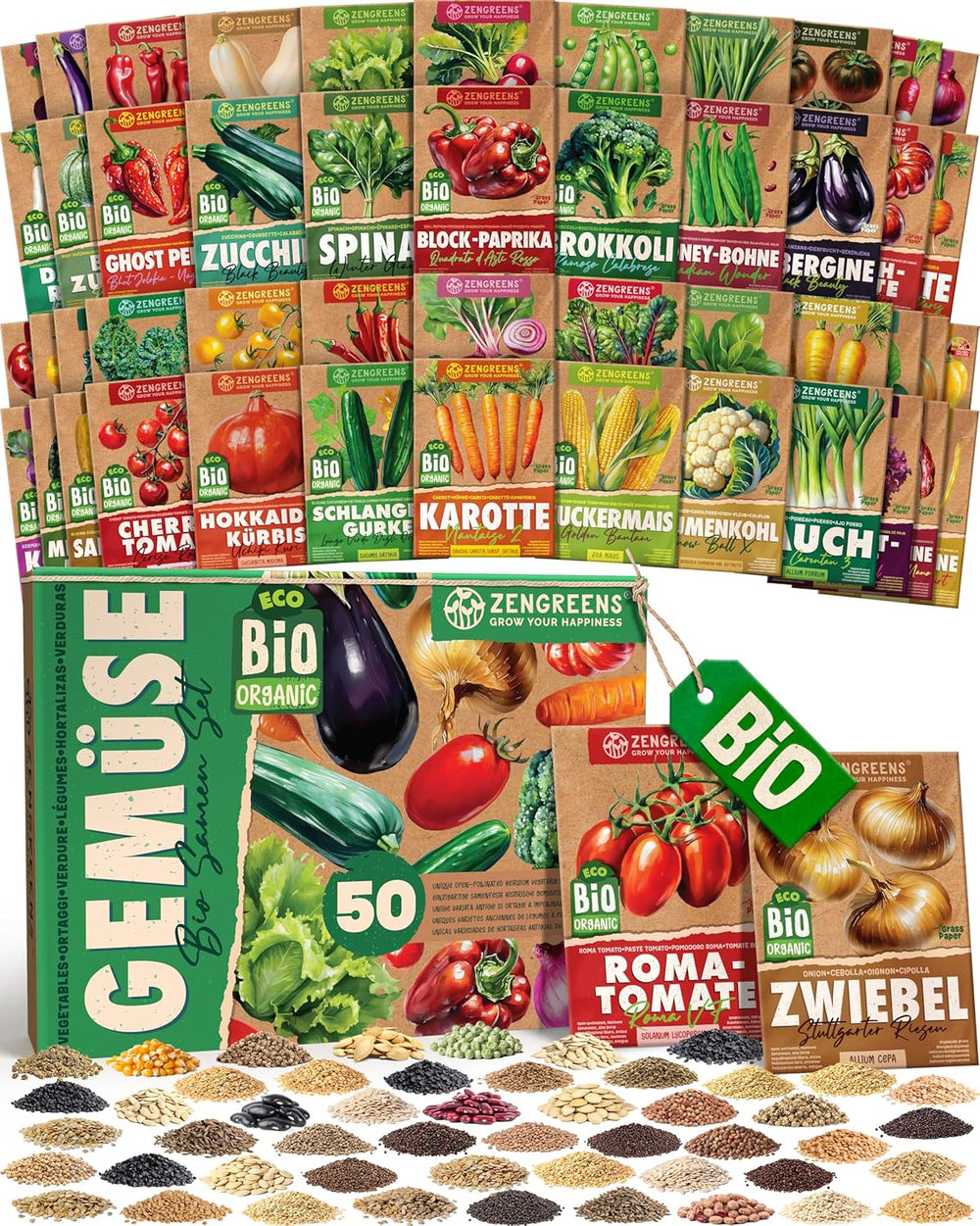 Semințe de roșii organice într-un set de 10 - 10 semințe de roșii pentru cultivare ușoară în grădină, balcon sau strat înălțat - semințe de plante - răsaduri