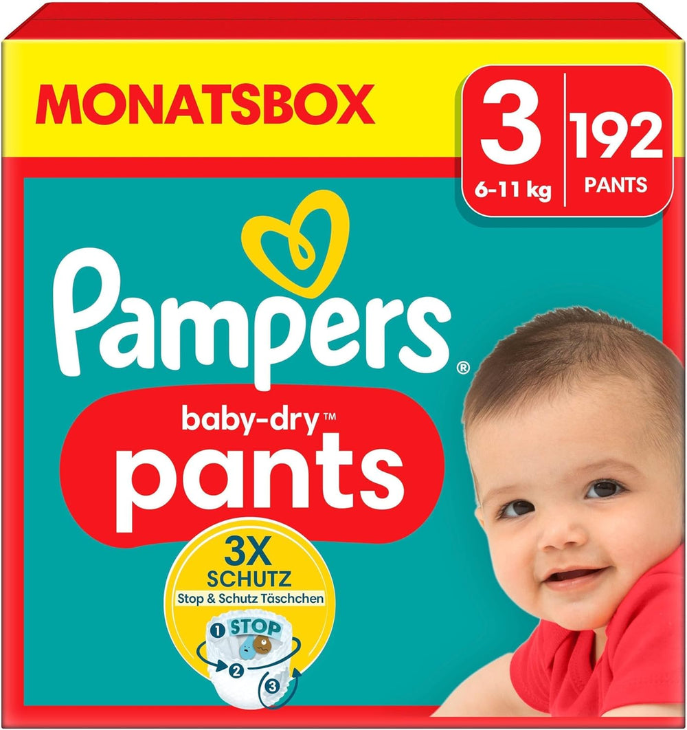 Pampers Baby-Dry Pants Größe 5, 160 Stück, 11kg-17kg, 360° auslaufsichere Passform für Tag und Nacht