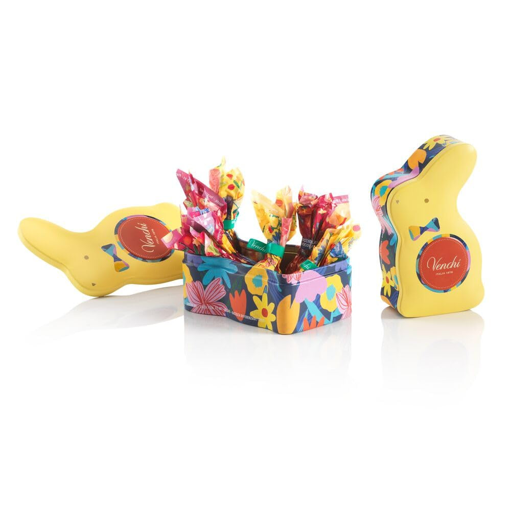 Salvadanaio di latta cu ovetti di cioccolato 100 g