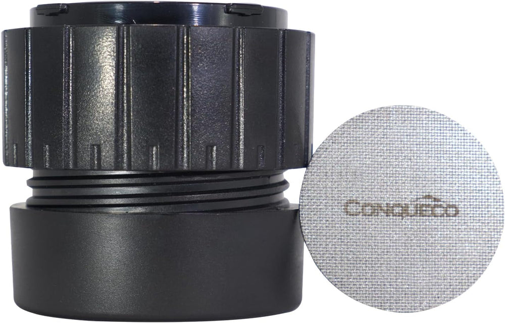 Espressor auto CONQUECO 12V: Espressor portabil cu baterie pentru camping și călătorii - Încălzire rapidă în 2,5 minute - 8 cești de espresso cu o singură încărcare