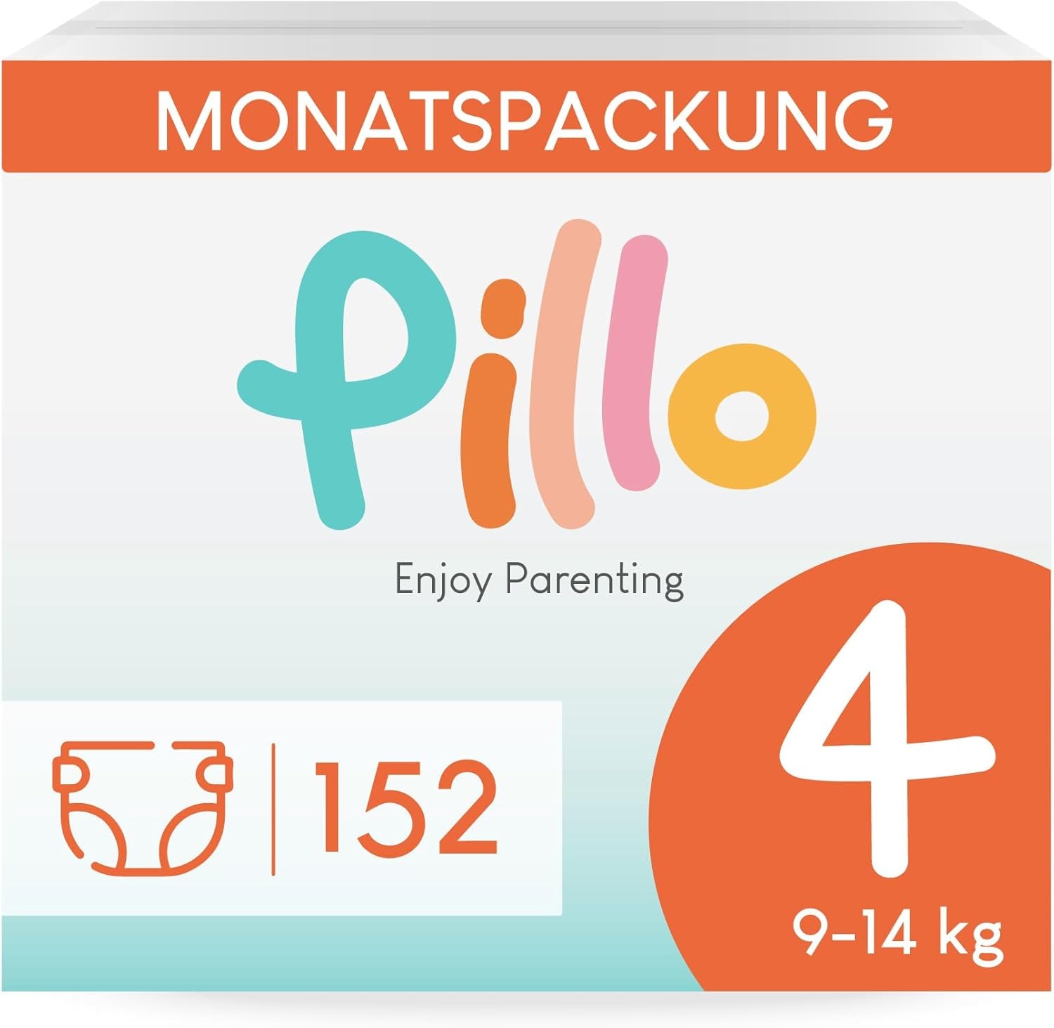 Scutece Pillo 3 - Cutie cu 168 de scutece, 6 pachete a câte 28 de scutece fiecare, mărimea 3 - Midi (6-10 kg) - Scutece pentru bebeluși