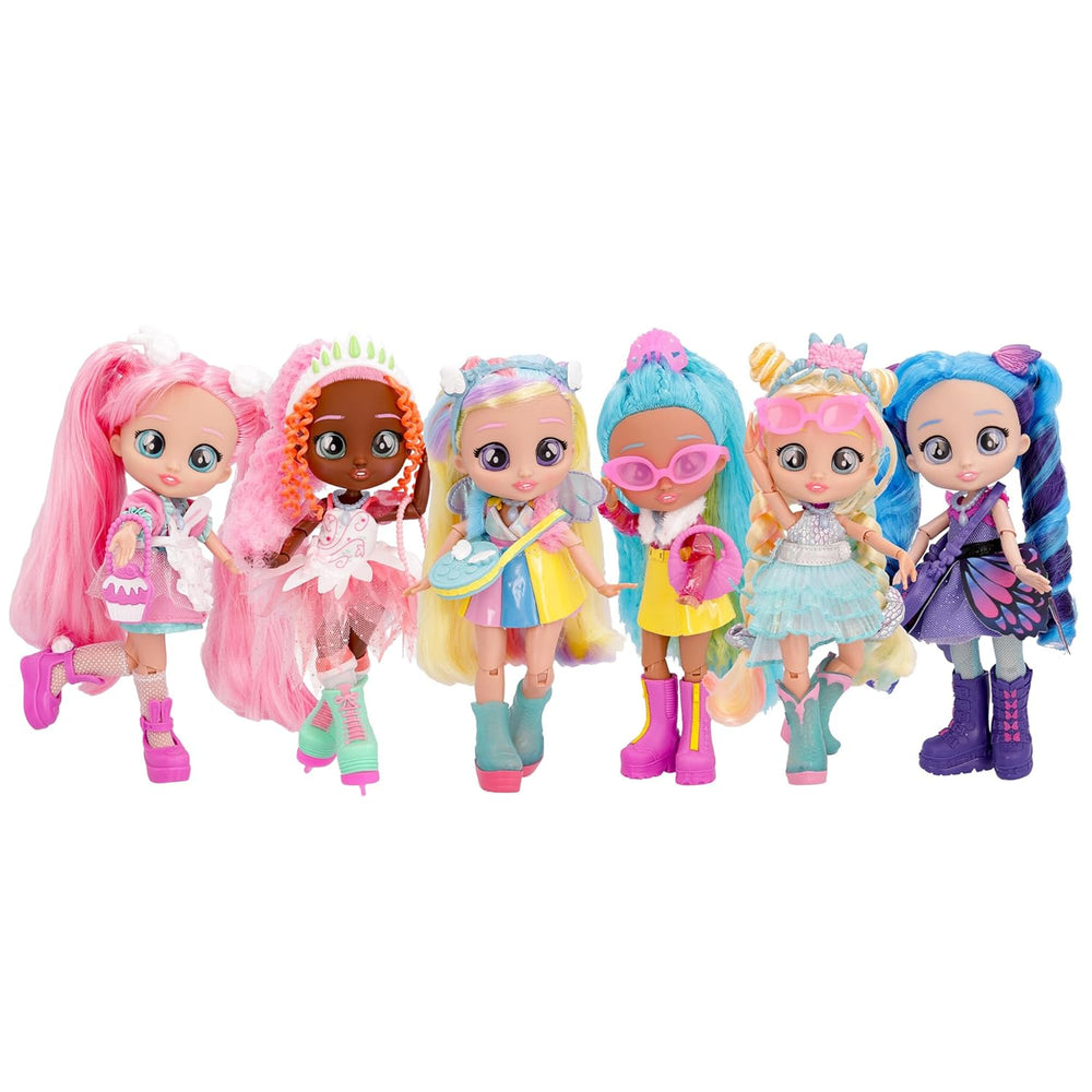 BFF BY CRY BABIES Coney - Modepuppe zum Sammeln, mit Langen Haaren, Stoffkleidung und 9 Zubehörteilen - Geschenk Spielzeug für Mädchen und Jungen +3 Jahre