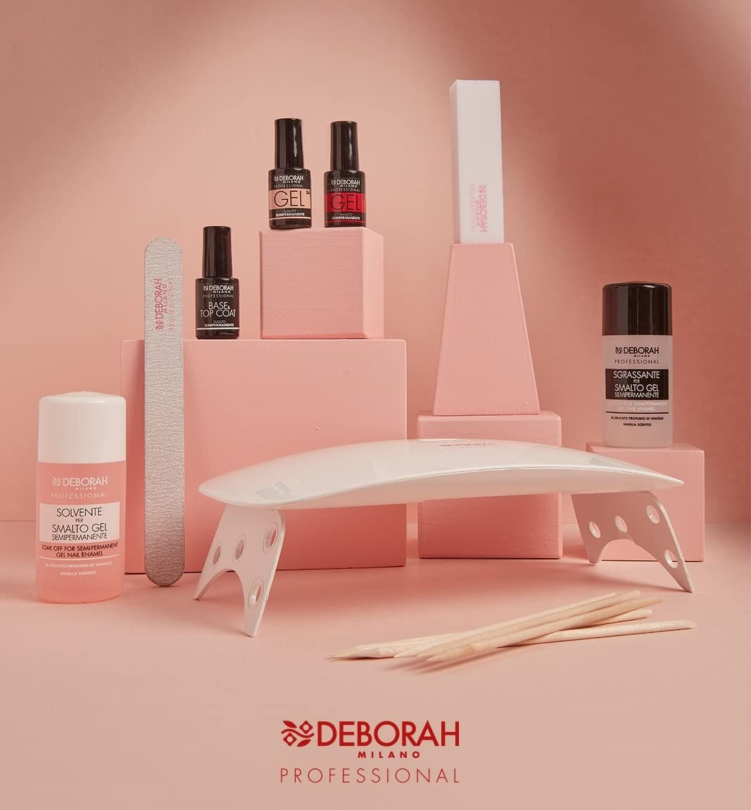 Oja semipermanentă Milano Professional, nr. 21 Burgundy, efect de volumizare, de lungă durată, pentru unghii intense și lucioase, 4,5 ml