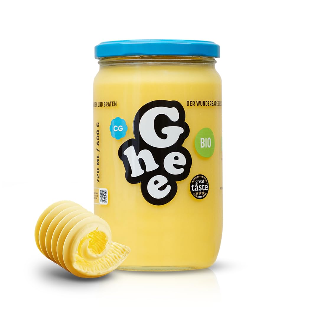 Ghee Butter BIO 600 g - Ideal Pentru Prăjit și Coacere Fără Lactoză
