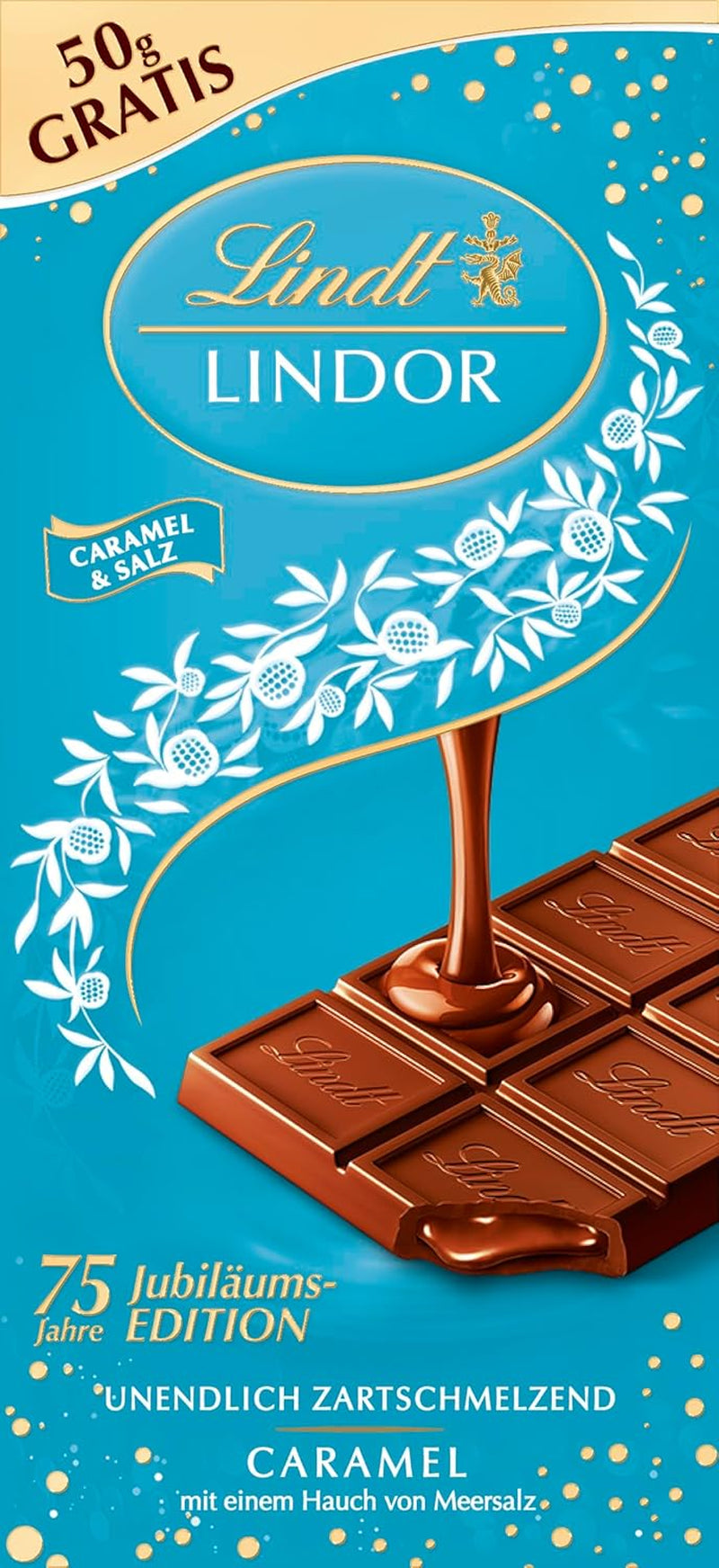 Ciocolată Lindt | Pliculețe LINDOR pentru cheesecake | 137g | 10 bile de ciocolată cu lapte cu umplutură de cheesecake care se topește în gură | Cadou de ciocolată