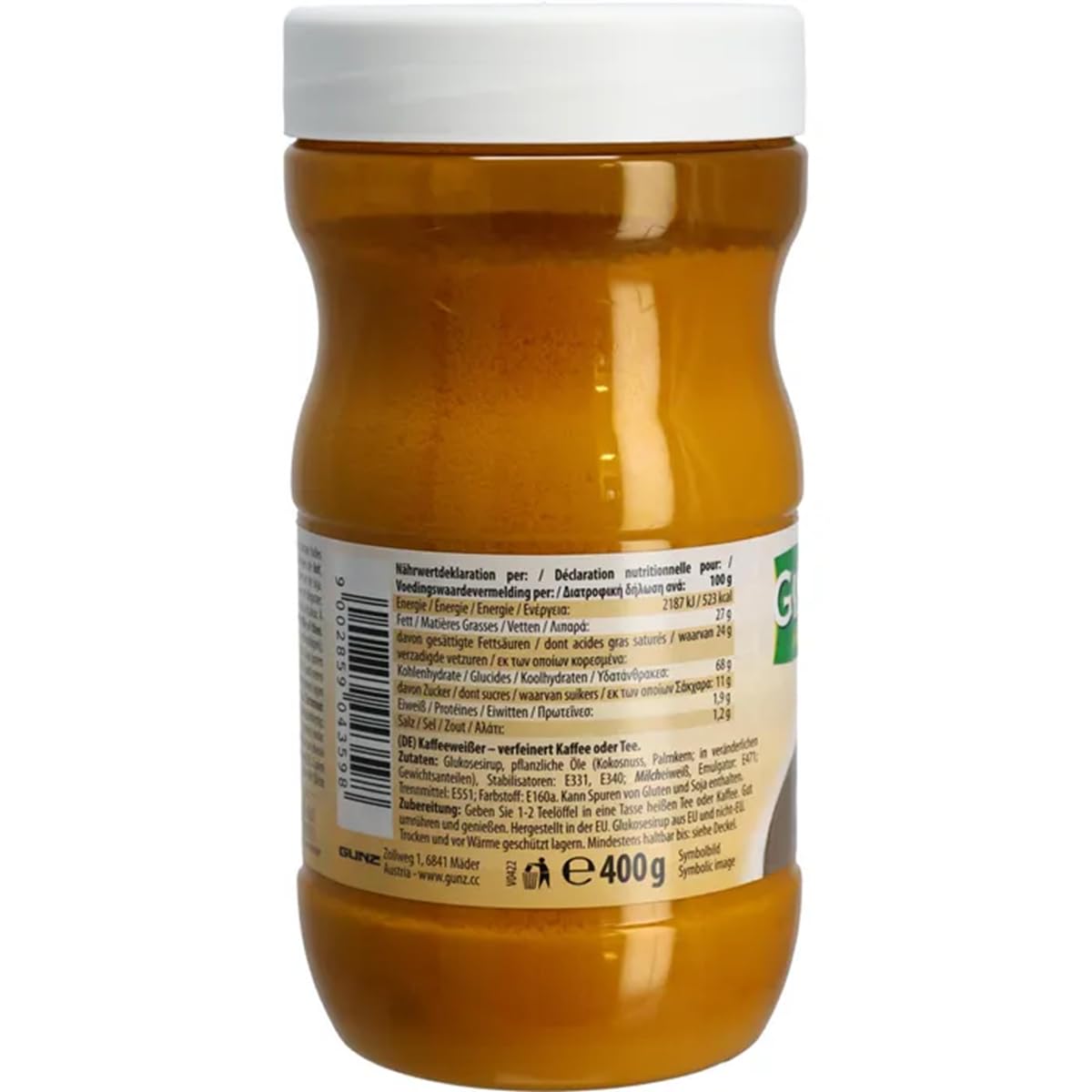 Gina Cremă De Cafea 400 g - Îmbunătățește Gustul Cafelei