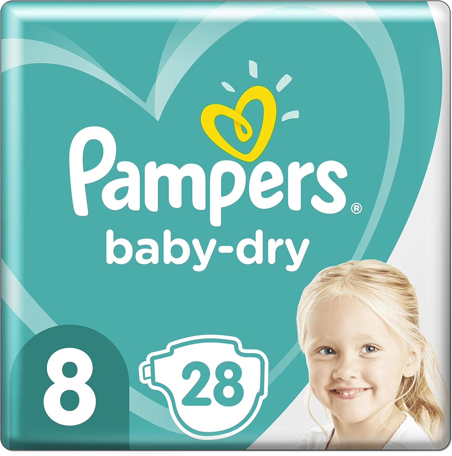 Scutece Pampers 81657566 Baby-Dry Pants, albe