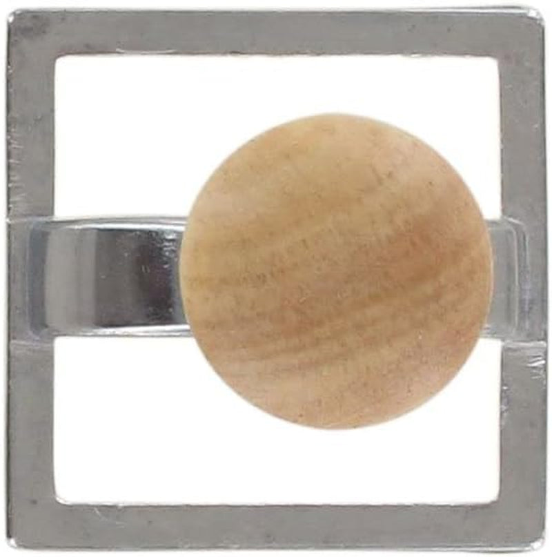 Fackelmann Emporte-pièce ravioli 40923 formă de biscuiți, formă pătrată pentru aluat de ravioli, 6 x 6 x 7,2 cm, lemn, oțel inoxidabil