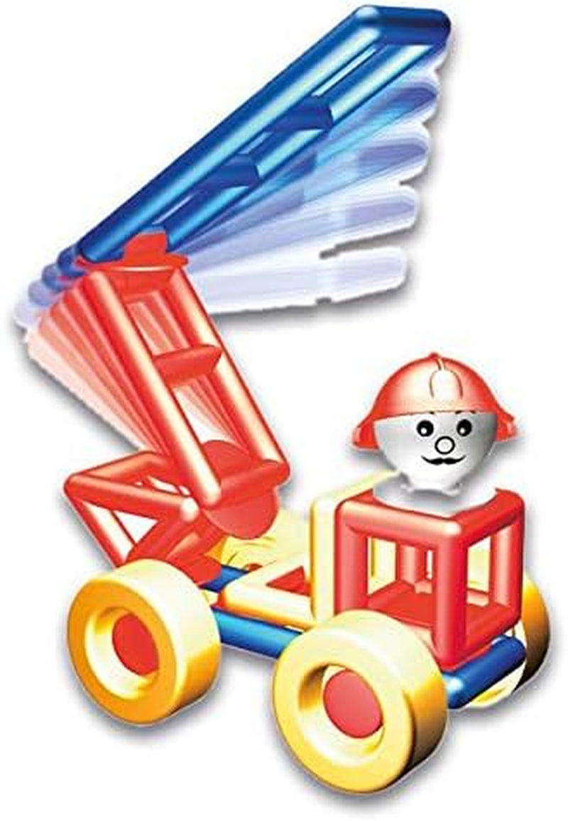 Plasticant Mobilo Konstruktions-Set I, 192 Teile - Kreatives Konstruktionsspielzeug made in Germany - bauen, spielen, lernen für Kinder 3 - 8 Jahre, Rot, Gelb, Blau