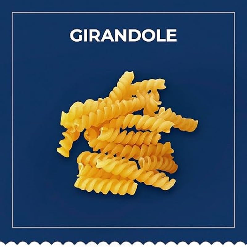 Paste Barilla Classic Girandole nr. 34, făcute din grâu dur de înaltă calitate, întotdeauna al dente (1 x 500 g)