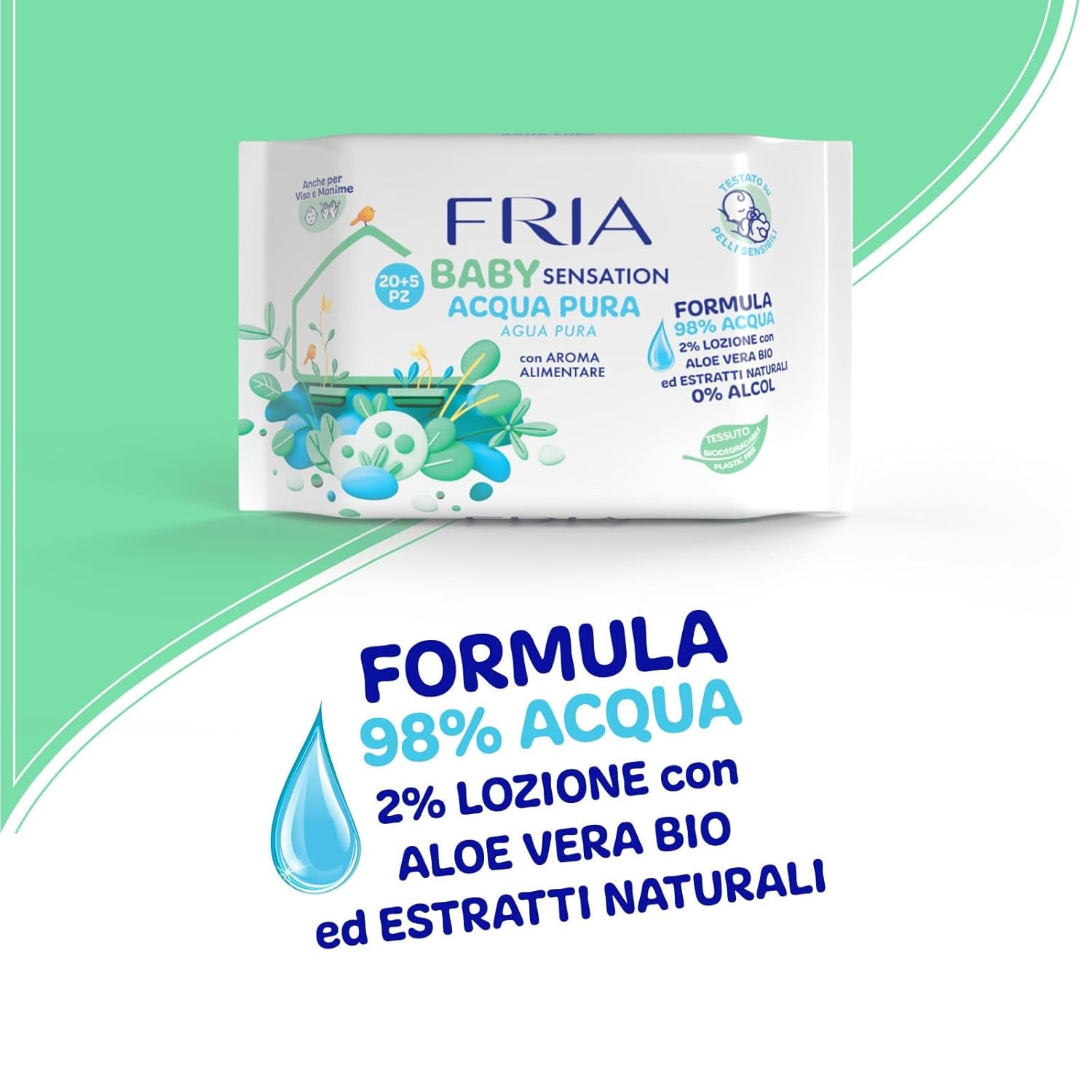 Tampoane Baby Sensation, 25 bucăți