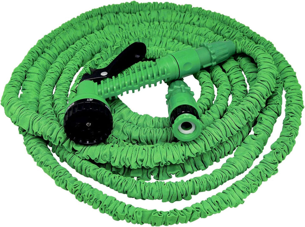 C2607A Hose Basic – Furtun extensibil cu presiune a apei, verde, 7,5 metri