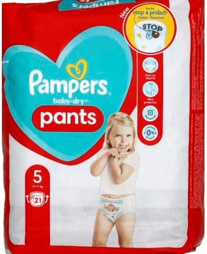 Scutece Pampers Baby-Dry Pants mărimea 5, 21 buc.