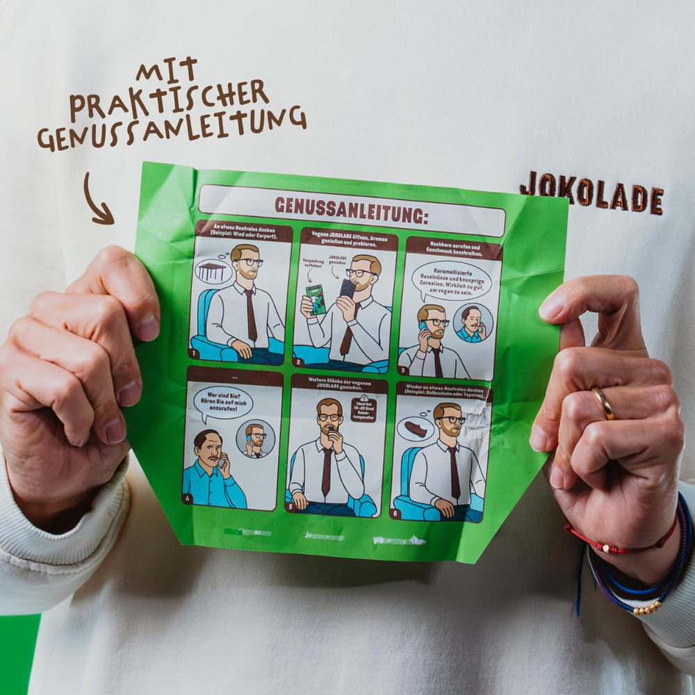 JOKOLADE 12 batoane x 140g Pachet economic | Cu alune caramelizate și cereale crocante | Vegan și fără cacao